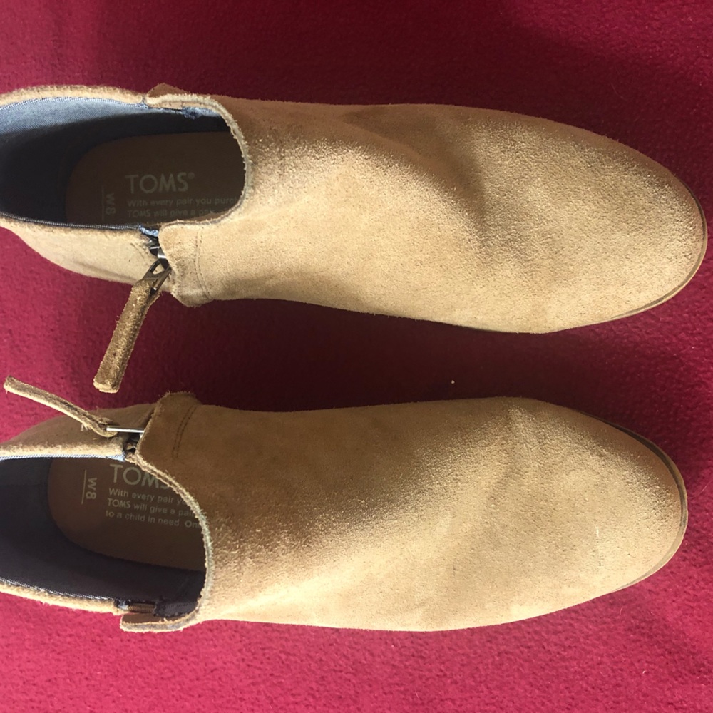 TOMS Leather Bootie